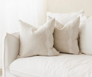 Whakato Oat 50X50Cm Cushion Feather Inner