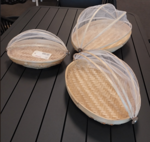 Woven Foodcover Trays Set Of 3 30X20 35X25 40X30