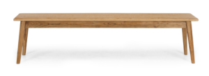Reeves Smoked Oak 1850 Bench Seat 1850X350X460H
