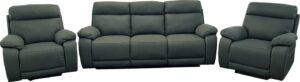 Atlanta 3Rr +R +R Luxe Rhino Ash Fabric