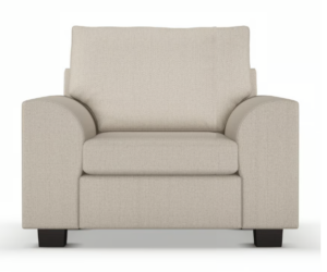 Barton 1 Seater In A Grade Fabric 1140X950X890H