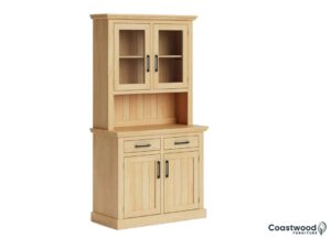 Charlton 2Drawer Hutch Dresser 1060X510X2000H