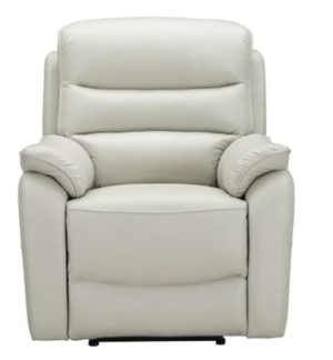Colby La Z Boy Electric Recliner Silver Leather