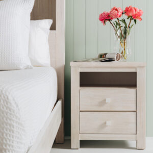 Ohope 2Dr Bedside Cab 53X42X60H