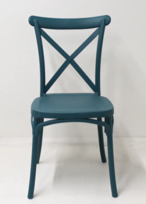 Gina Teal Uv Treated Stackable Outdoor Chair 1 Onl