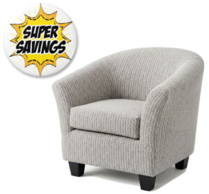 Hilton Tub Chair In Varadero Cobblestone Fabric