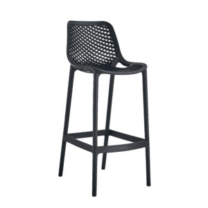 Nikita Gunmetal Outdoor Barstool 440X520X960H