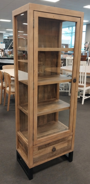 Flint Industrial Slim Display Cabinet 600X375X1700
