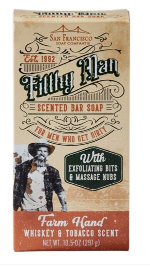 Filthy Man Bar Soap Farm Hand Whiskey 297G