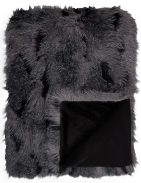 Heirloom Grey Owl Acrylic Throw 150X180Cm