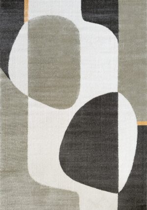 Georgie Graphic Monochrome Textured 1.6X2.3M Large