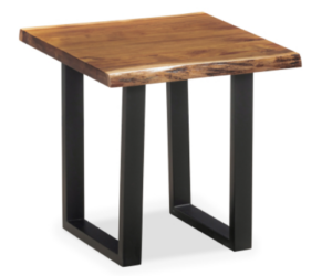 Liveedge Lamp Side Table 610X610X610H
