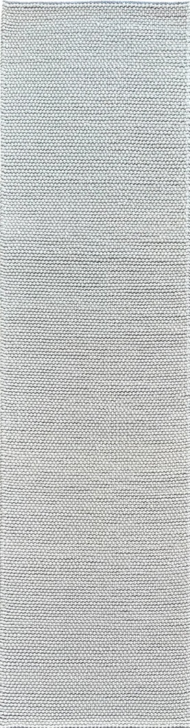 Ollis Loop Grey 80:20 Wool Cotton Runner 0.8X3M