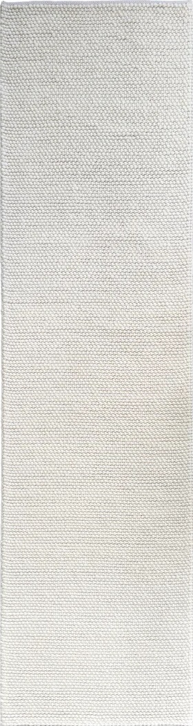 Ollis Loop Ivory 80:20 Wool Cotton Runner 0.8X3M
