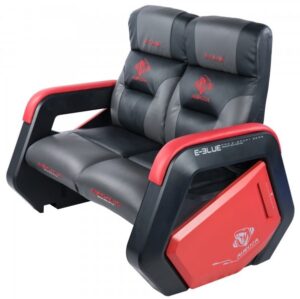 E-Blue Auroza Double Gaming Sofa Red