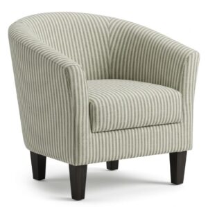 Plaza Tub Chair In Warwick Sawyer Moss Fabric