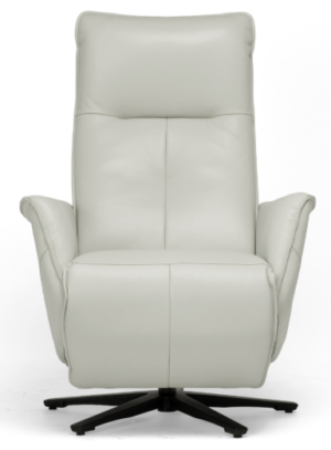Slimline Pebble Leather Electric Recliner Chair Au