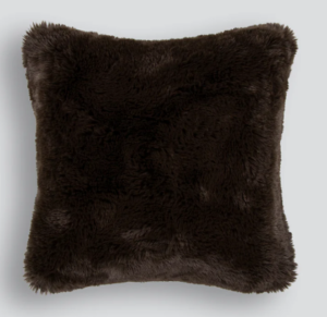 Pelage Chocolate Faux Fur Cushion 50X50