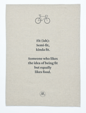 Fit Ish 55%Linen 45%Cotton Teatowel 50X70