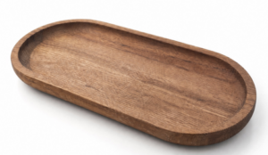 Naro European Oak Oval Small Tray 35X16X2.5