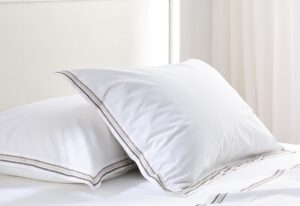 Medea 250Tc Cotton Embroidered Browns Std Pillowca
