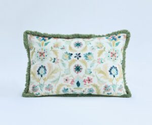 Freya Linen Cotton Cushion 60X40Cm