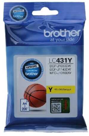 Brother Lc431Y Yellow Ink Cartridge