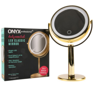 Onyx Professional Led Classic Mirror 15Cm Diameter