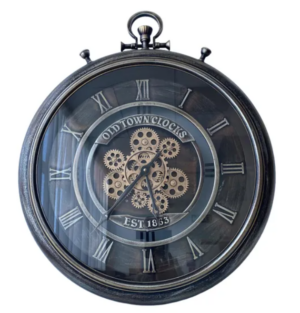 Domus Pocket Watch Wall Gear Clock 520X610X70