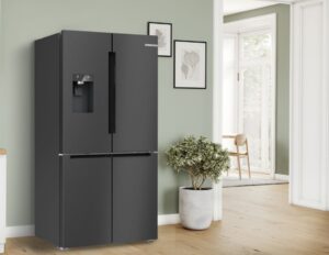 Bosch Fridge Freezer Stainless 183Hx90.5Wx66Dcm