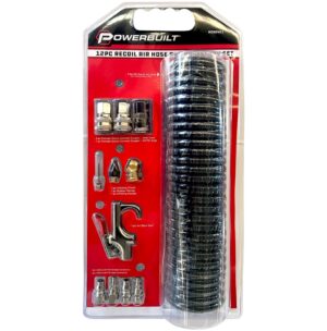 12 Pc Recoil Air Hose And Accessory Kit