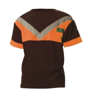 Ridgeline Forestry Spec High-Vis Tee Blk/Org Lg