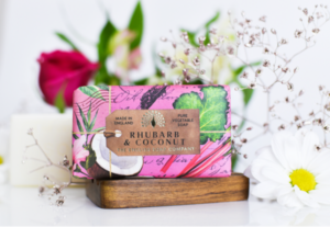 Rhubarb & Coconut 190G Soap