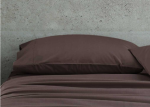 Pure Cotton Chocolate Std Pillowcase Set