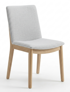 Luella Upholstered Grey Fabric Dining Chair