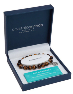 Tree Of Life Gold Tiger Eye Bracelet