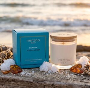 Nerano Beach Balmoral Sea Salt & Amber Candle 285G