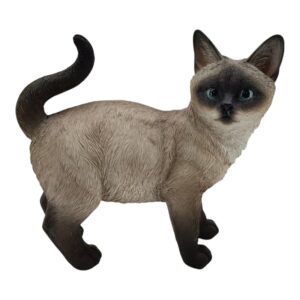 Siamese Standing Cat 22Cm