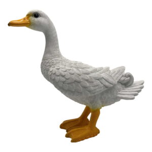 Standing White Duck 25.5X27Cm