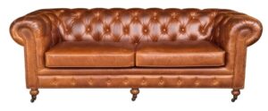 Hampton Court 3 Seater In Foundry Leather