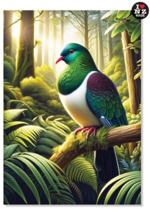Kereru 29.7X21X0.3Cm - Doug Healey A4 Acrylic Prin