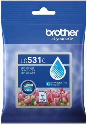 Brother Lc531C Cyan Ink Cartridge