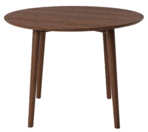 Nordik 1M Round Dropleaf Table Dark Oak Due Dec26