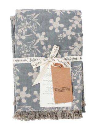 Myrtle Tablecloth Slate 140X240Cm Recycled Cotton