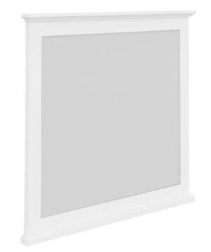 Sally White Painted Acacia Mirror 105X5.5X99H