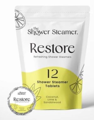 The Shower Steamer Restore 12 X Shower Tablets
