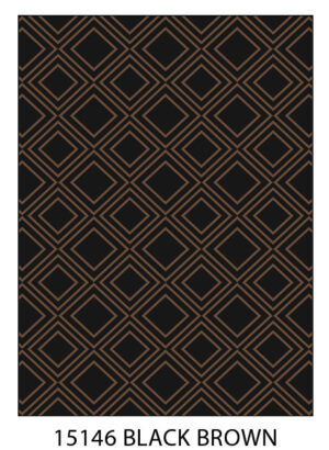 Vogue Drk Brown Tiles Rug 2.4X3.2 Bcf Olefin