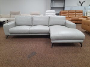 Luna 3 Seater Lhf + Chaise Rhf Milan Cloud Lther
