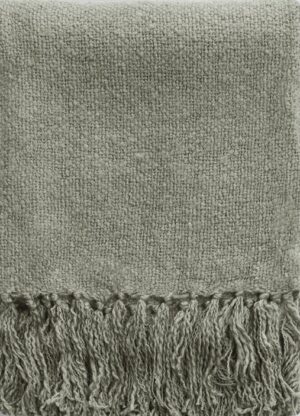 Serenade Muted Sage Acrylic Throw 125X150Cm