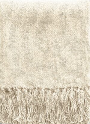 Serenade Neutral Acrylic Throw 125X150Cm